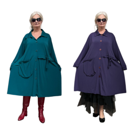 Haniya viscose mix blazer/vest/ met knoopsluiting //in meerdere kleuren