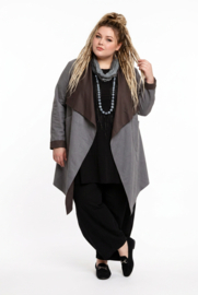 ITALIA MODA  oversized eco-suède vest  stretch/in meerdere kleuren