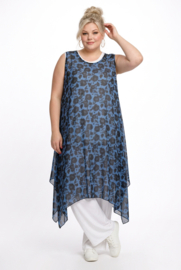 AKH oversized chique chiffon A-lijn  jurk/overjurk /tuniek apart