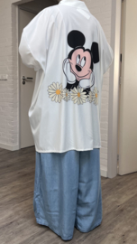 ITALIA oversized viscose blouse/hemd