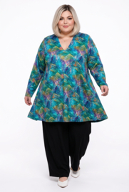 Naveed oversized winter viscose A-lijn jurk/tuniek / stretch/