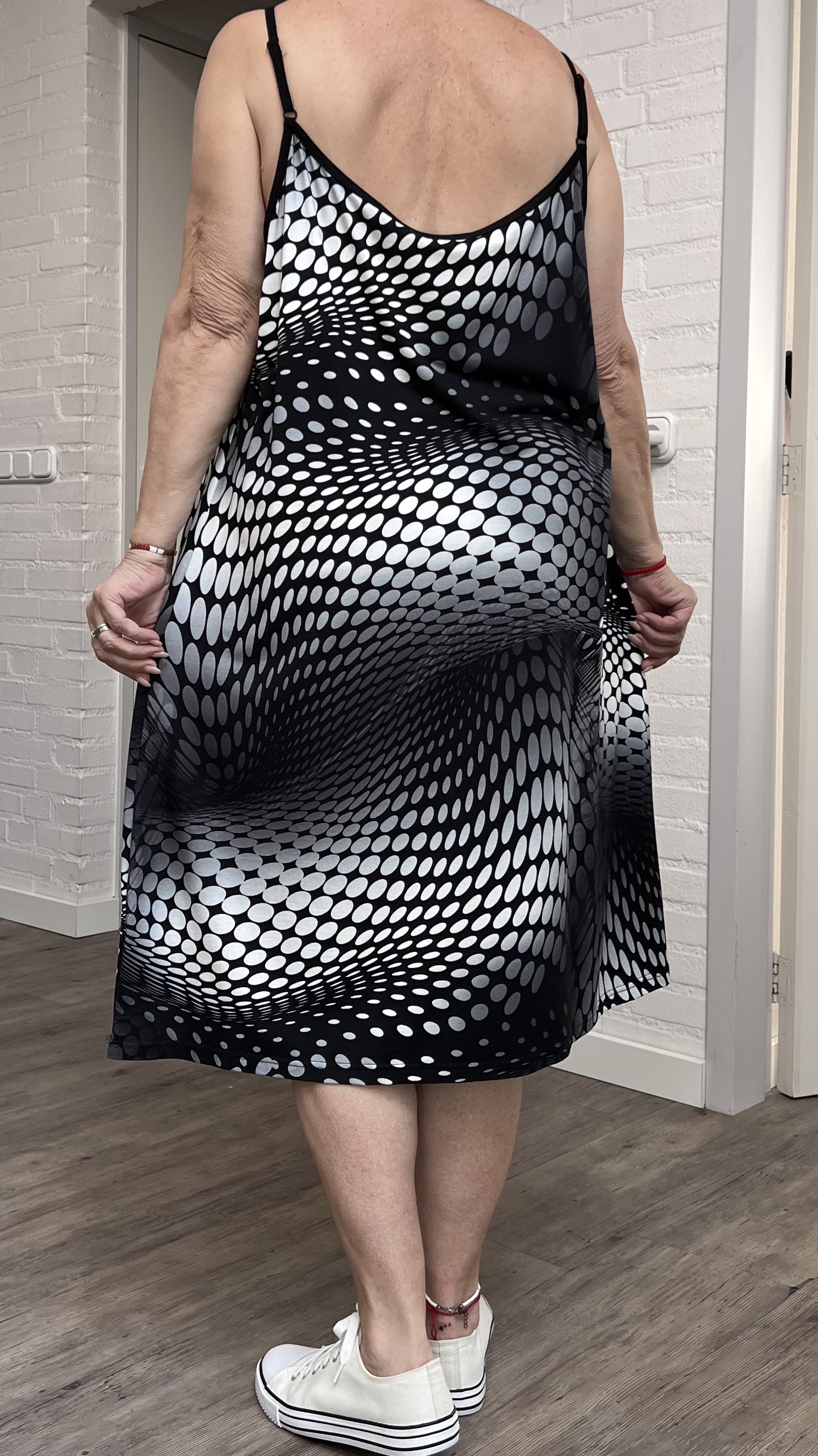 Ophilia viscose A-lijn tuniek/jurk  stretch