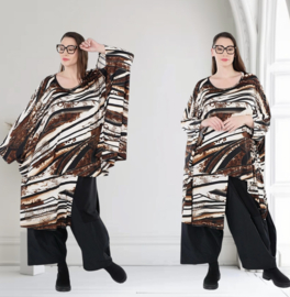 AKH oversized viscose mix tuniek/top stretch