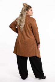 ITALIA MODA  oversized eco-suède vest  stretch/in meerdere kleuren