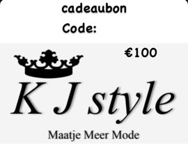 cadeaubon 100 euro