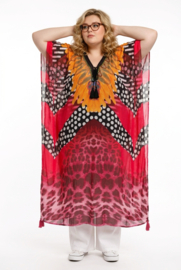 ONE OF A KIND  viscose zomer poncho/tuniek ( extra groot)