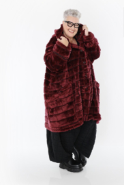 AKH oversized ballon winterjas van knuffelige pluche kwaliteit