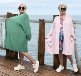 SISSY oversized gebreide van zachte viscose vest/in meerdere kleuren