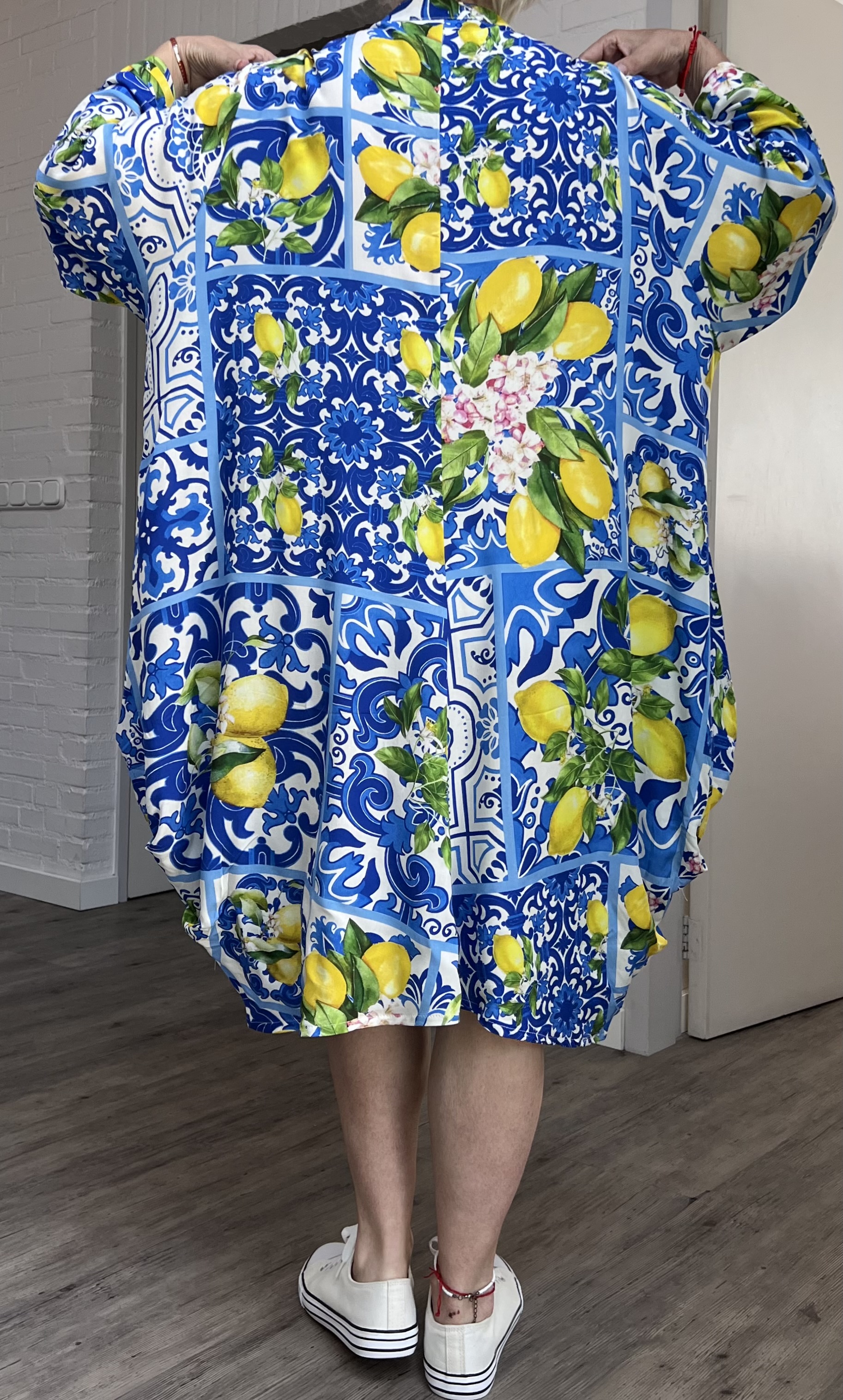 Vincenzo Allocca oversized viscose jurk/tuniek