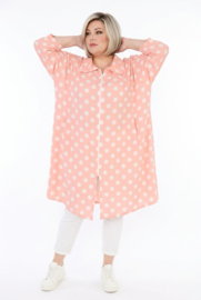 AKH oversized viscose A-lijn blazer/vest