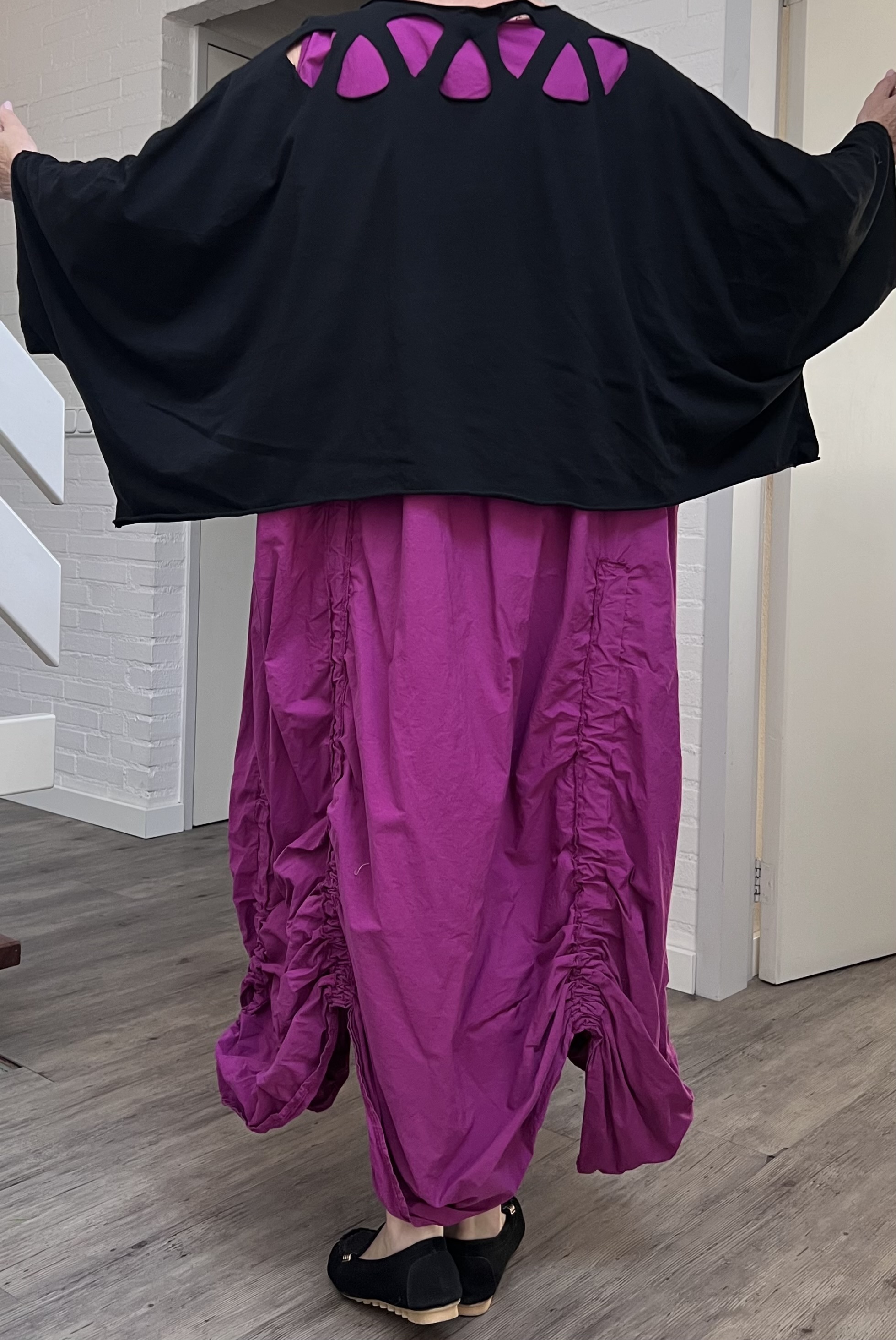 ITALIA  oversized  katoen top apart stretch/in meerdere kleuren