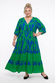 Vincenzo Allocca oversized viscose  BOHO A-lijn jurk apart