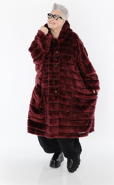 AKH oversized winterjas in van knuffelige pluche kwaliteit