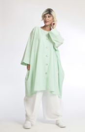 AKH oversized katoen A-lijn blazer/zomerjas tuniek apart