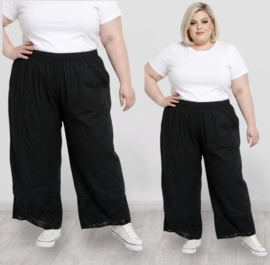 Moonshine katoen ballonbroek apart zwart