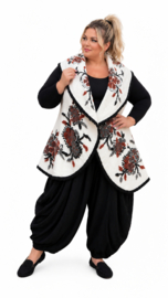 ITALIA  wol mix mouwloos vest stretch /in meerdere kleuren