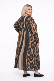 ITALIA MODA viscose mix A-lijn wijde jurk met zakken /stretch