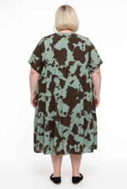 ITALIA MODA viscose A-lijn jurk