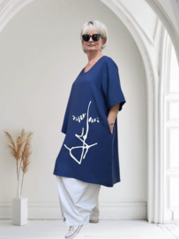SINNE design.. A- lijn viscose top/tuniek
