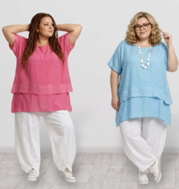 ITALIA MODA  viscose tuniek/poncho/ meerdere kleuren