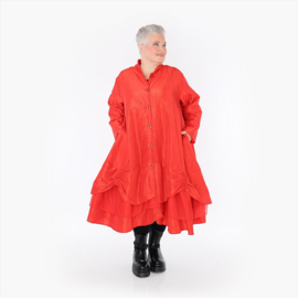 AKH oversized taft tussenjas/blazer/ met inzet van tule /apart