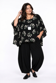 Naveed  oversized viscose punta jersey top