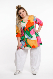 Ophilia viscose A-lijn tuniek  met aparte decolleté stretch