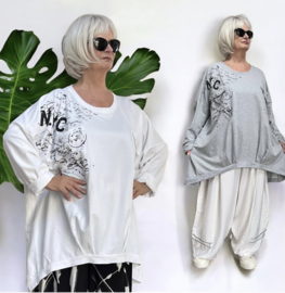 ITALIA MODA katoen tuniek/top stretch  /in meerdere kleuren