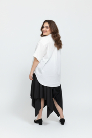 Moonshine oversized katoen blouse apart met boemen /in meerdere kleuren