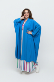 AKH oversized chique A-lijn blazer/vest met zakken apart