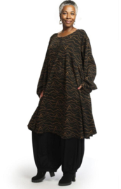 AKH oversized A-lijn viscose jurk  /stretch