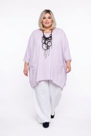 ITALIA Moda oversized viscose tuniek/poncho/niet doorschijnend