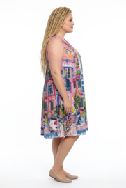 ORIENTIQUE Australian katoen A-lijn jurk