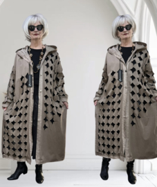 H-4 de modieuze kleuring katoen jas/blazer/vest//apart