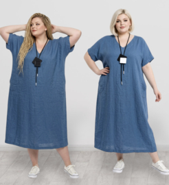 Mercy oversized linnen jurk/in meerdere kleuren