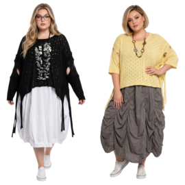 Moonshine oversized  katoen gebreide top /in meerdere kleuren