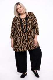 Naveed oversized viscose mix A-lijn tuniek stretch