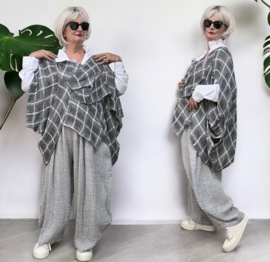 Vincenzo Allocca oversized linnen top/tuniek apart