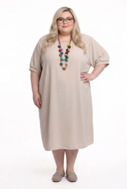 ITALIA MODA  viscose jurk/in meerdere kleuren