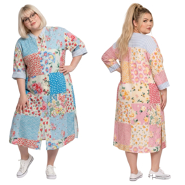 Kiwi viscose jurk/hemd /in meerdere kleuren