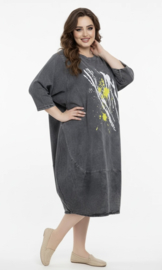 Zedd Plus tencel jeans ballon jurk