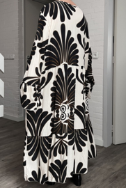 Sissi BOHO oversized A-lijn viscose jurk apart