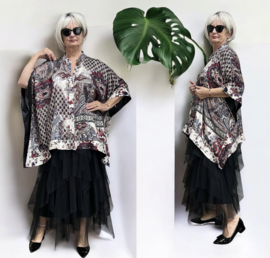Jean Marc Philippe oversized viscose A-lijn tuniek/top