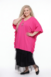 ITALIA MODA  viscose tricot tuniek met ketting /stretch/meerdere kleuren