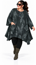 New Collection fijn corduroy katoen A-lijn  tuniek  /in meerdere kleuren