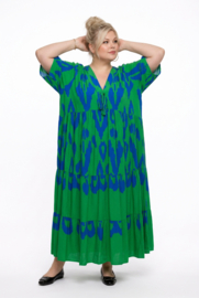 Vincenzo Allocca oversized viscose  BOHO A-lijn jurk apart