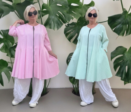 AKH  katoen  A-lijn vest/tuniek/blazer /in meerdere kleuren