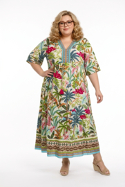 ORIENTIQUE Australian katoen A-lijn jurk