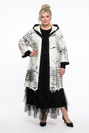 EU Queen design oversized de modieuze kleuring katoen A-lijn jas/blazer stretch