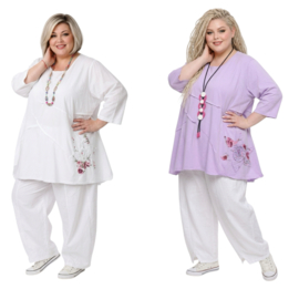 Moonshine oversized A-lijn tuniek stretch/meerdere kleuren